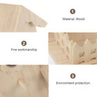 Wooden Birdhouse Hanging Kit Bird Houses For Outdoors Garden Lawn Patio