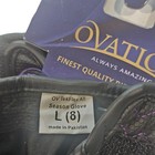 Ovation Tekflex Womens L 8 Black Purple All Season Equestrian Riding Glove Nwt 