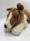 Animal Alley Collie Dog Plush 24    Large Floppy Stuffed Animal Toys R Us Vtg 1999