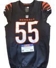 Logan Wilson Game Worn 11 03 24      Photo Matched      Bengals Nfl Jersey V Raiders