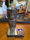 Chinese Export Cj Co  Set Of 6 Sterling Silver Dragon Shot Cups 8oz Silver scrap
