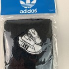 Adidas Wristbands Cute Novelty Rare Black Vintage C2005