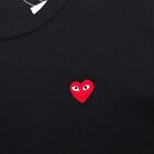 Play Comme Des Garcons Black T-shirt Top Made In Japan P1t303 Womens Size Large