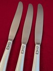 Lot Of 3 International Precious Silverplate 1941 Deluxe Rogers Hollow Knives