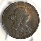 1807 Draped Bust Half Cent   Pcgs Au53 