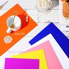 Remerry 24 Pcs Colored Acrylic Sheets For Laser Cutting 0 08 Inch Thick  Opaq   