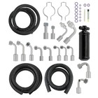 Universal 134a Air Conditioning Ac A c Hose Kit W  Fittings   R-ring   Drier