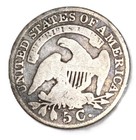 1833 Capped Bust Us Silver Half Dime H10c
