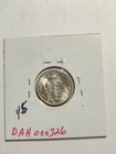 1944 D Unc    Full Split Bands 90  Silver Mercury Dime