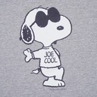 Vintage Y2k Joe Cool Snoopy  cool  T Shirt Peanuts Mens Medium Heather Gray