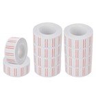 6000pcs 10 Rolls Price Gun Tag Sticker Label Refill Mx 5500 Paper White Red Line