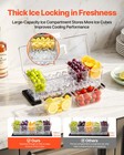 Vevor 5 Compartment Chilled Condiment Server Caddy Ice Cooled Serving Container