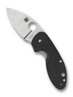Spyderco Insistent Folding Knife 8cr13mov Plain Edge Blade Black G-10  C246gp