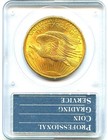 1908  20 Saint Gaudens Gold Double Eagle Nm  Pcgs Ms62 Cac  Flashy Bright Blazer