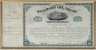 John D  Rockefeller Sr  - Stock Certificate Signed 10 13 1883 With Co-signers