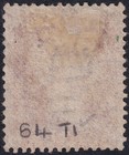 1856 58 C10 2  1d Deep Rose Red Lc P14 Rare Plate 64 Very Fine Cert  qk 