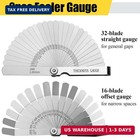 2pcs Feeler Gauges Set Stainless Steel  Spark Plug Gap Tool   32 Straight
