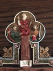Beautiful Vintage Cross Crucifix Wall Hanging 12 Apostles Jesus Christ 13 X 10