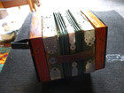 German 6 Inch Wide 6 Fold 20 1 Button Anglo Concertina   C1920s Vgc