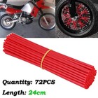 Spoke Skins 72pcs Red Dirt Bike Spoke Covers For 8 -21  Rims Crf250r Crf250x Crf