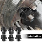  6 Pack 33mm M22x1 5 X 19mm Wheel Nuts Sleeve Nuts M22-1 5x19mm Skirt Flange