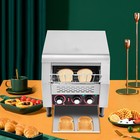 300pcs h Electric Commercial Conveyor Toaster Tray Toasting Machine Restaurant
