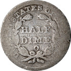 1848-o Seated Liberty Half Dime
