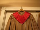 20 Vtg Adult Choir Tan Robes W  19 Green cream   3 Red purple Reversible Stoles