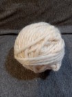 Super Bulky Hand Knitting Yarn Cream Wooly Texture Thick Crocheting Projects
