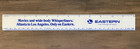 Vtg Eastern Airlines Advertising Plastic Ruler Logo Whisperliner Atl To La  Rare