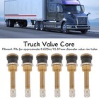 10 Pcs Heavy Duty Brass Tubeless Truck Valve Stems For Tire Supply Accessor Awxo
