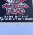 The Grateful Dead Original Rhode Island Rock Concert Poster Signed Randy Tuten