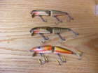 Beautiful Vintage Original Set Of 3 Pflueger Jointed Palamine Lures 2 Are Ge