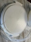 Vintage Tupperware 9  3pc Cake Carrier Holder With Handle 683-7  684-2  624-28