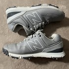 New Balance 574 Mens Soft Spike Golf Shoes Gray Leather Nbg574 Spiked Size 8 5d