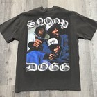 Hijack Snoop Dogg Faded Modern Rap Tee Double Sided Hip Hop Large