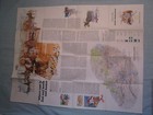 Close-up Canada Quebec And Newfoundland Map National Geographic May 1980 