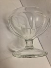 Vintage Clear Pressed Glass Sherbet Dessert Cups Set Of 4