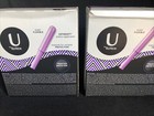 U By Kotex Security Tampons Unscented 18 Count X2 Box Total 36 Regular Nos New
