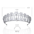 Luxury All Cz Cubic Zirconia Queen Wedding Princess Tiara Crown For Women