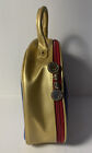 Disney 1937 Snow White Collection Makeup Bag Gold blue maroon Soft Embroidered
