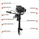 Hangkai 4hp 4 Stroke Heavy Duty Outboard Motor Fishing Boat Engine Air Cooling