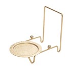 Etched Base Cup   Saucer Stand - Elegant Display Holder For Tea Sets   6 Pack