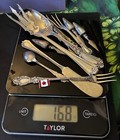      Five Troy Ounces Of Pure Silver   168 Grams Of Sterling  Gorgeous Tableware    