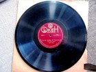 American Indian Picture Label 1919 Okeh Carroll Shannon At Dawning Head Record