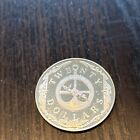 1985 British Virgin Islands Treasure Astrolabe Old Proof Silver  20 Coin