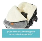 Jj Cole Bundleme Baby Footmuff Car Seat Stroller Cover Infant Warm Soft - Grey