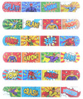 1-50 Superhero Snap Slap Band Bracelets Loot Party Bag Fillers Favour Toy Reward