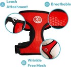 Gooby Soft Mesh Harness For Small Dogs And Cats - Red 9 5-13  Chest  9  Neck