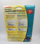 Franklin Merriam-webster Speaking Spanish-english Dictionary  g4 
